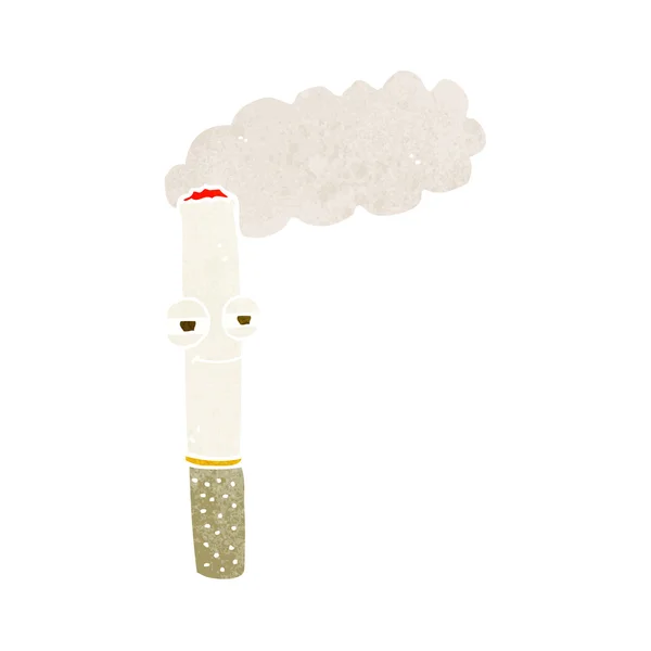 Cartoon happy cigarett — Stock vektor