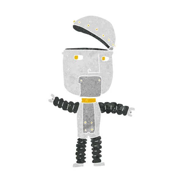 Карикатурный робот — стоковый вектор