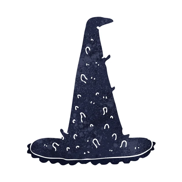 Мультфильм жуткая шляпа ведьмы — стоковый вектор