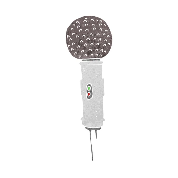 Microphone de bande dessinée — Image vectorielle