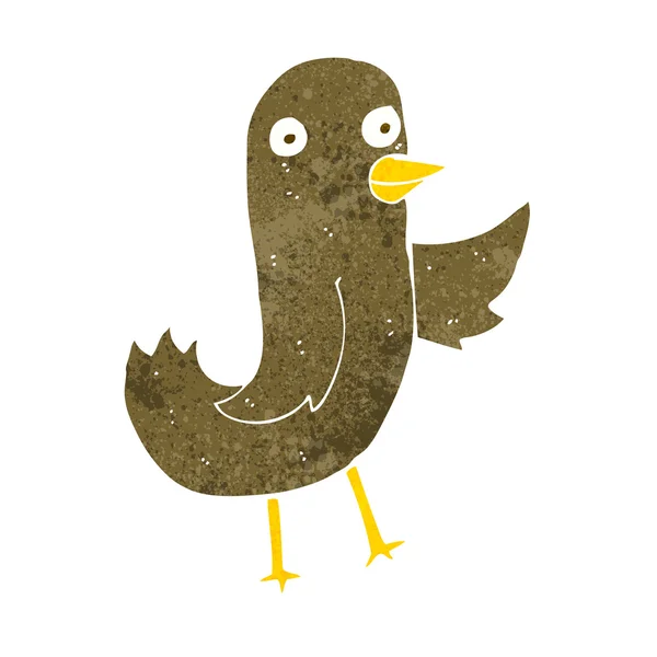 मजेदार कार्टून पक्षी — स्टॉक व्हेक्टर