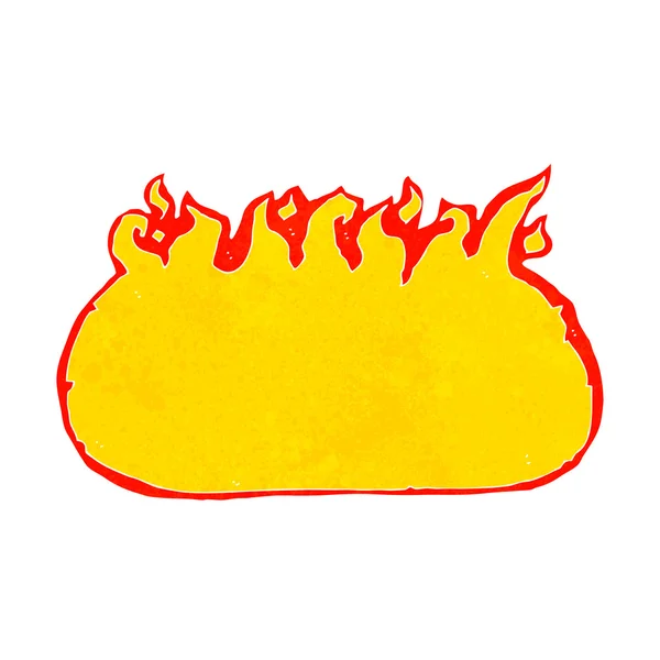 Kreslený požáru hranice — Stockový vektor