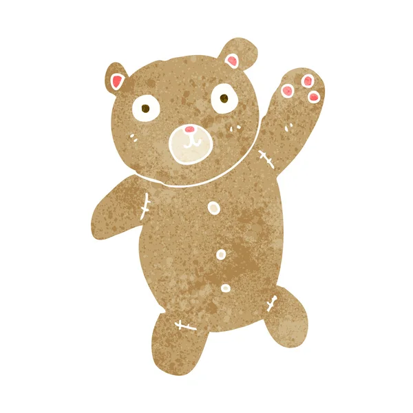 Cartoon cute teddy bear — Stock Vector