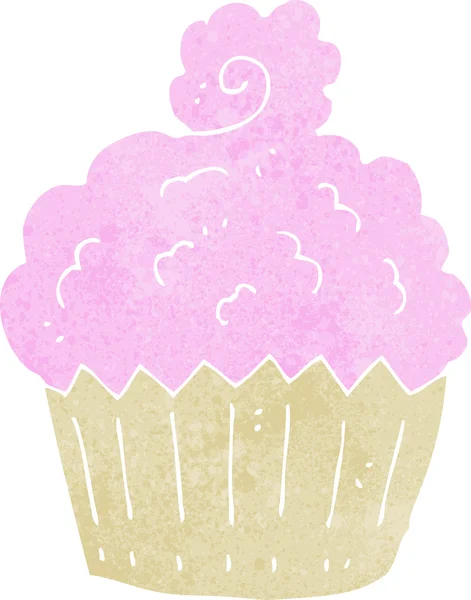 Cupcake de bande dessinée — Image vectorielle