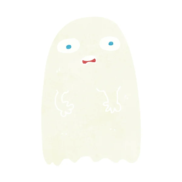 Funny cartoon ghost — Stock Vector