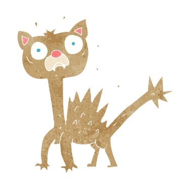 korkmuş kedi çizgi film