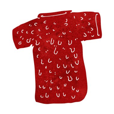 karikatür yünlü tee