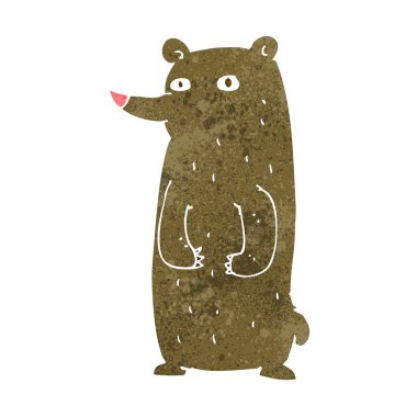 Komik çizgi film ayısı