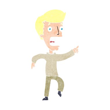 dehşete adam çizgi film