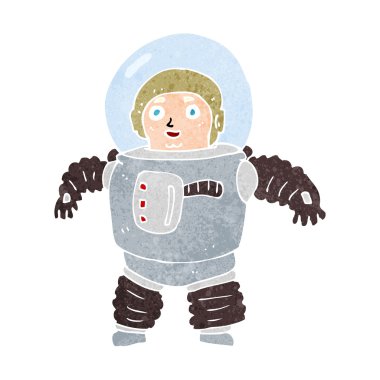 çizgi film uzay adamı