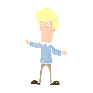 irkilmiş adam çizgi film