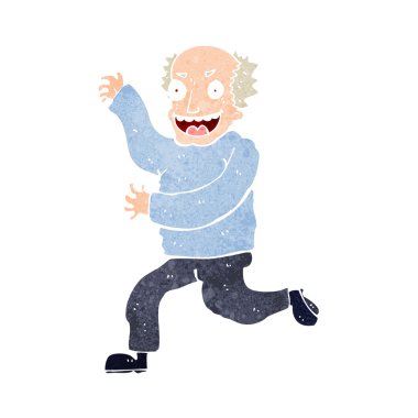 Çizgi film kötü yaşlı adam