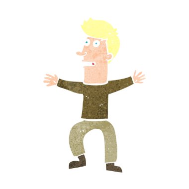 irkilmiş adam çizgi film