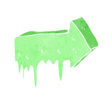 çizgi film sümüksü işaret oku