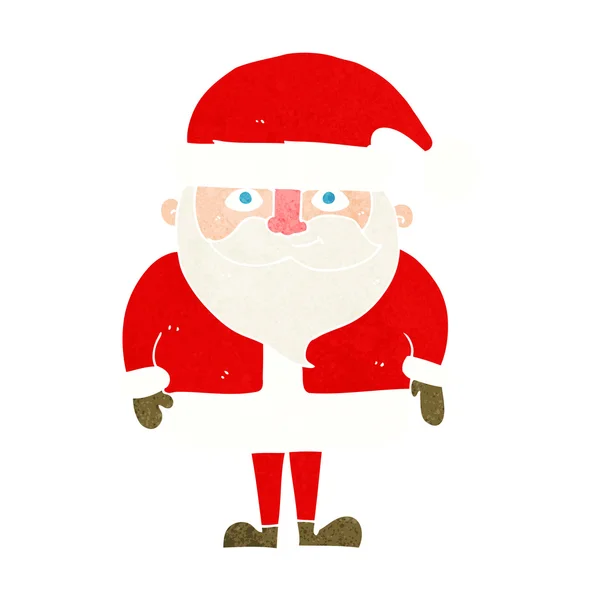 Cartoon happy santa claus — Stock Vector