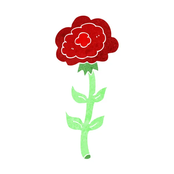 Cartoon rose — Stock Vector