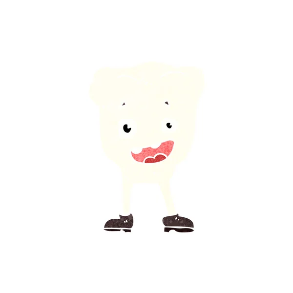 Karikatür diş — Stok Vektör