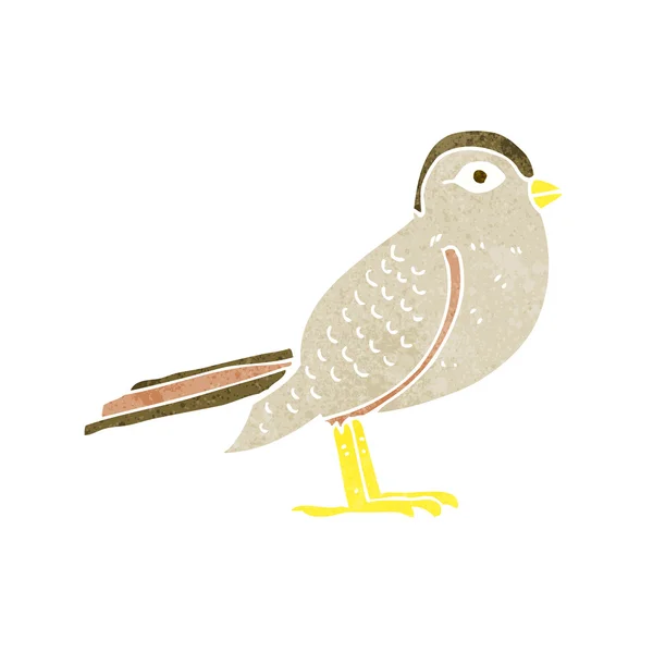 Dibujos animados jardín pájaro — Vector de stock
