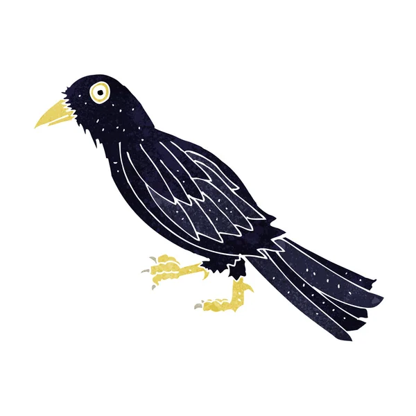 Cartoon crow — Stock Vector