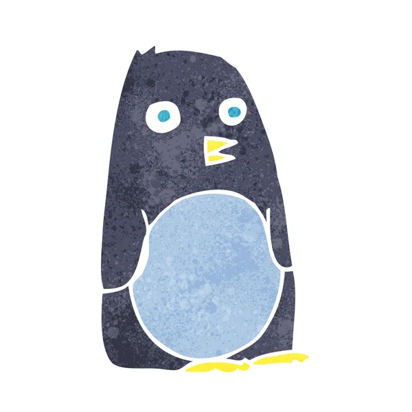 Pingüino de dibujos animados — Vector de stock