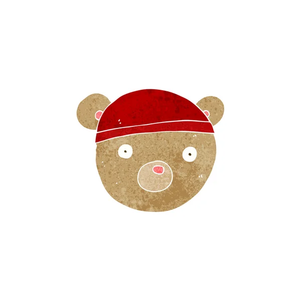 卡通玩具熊帽 — 图库矢量图片