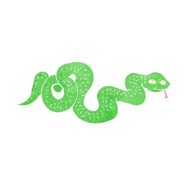 Serpiente de dibujos animados — Vector de stock