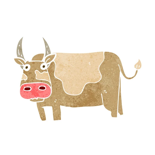 Карикатурный бык — стоковый вектор