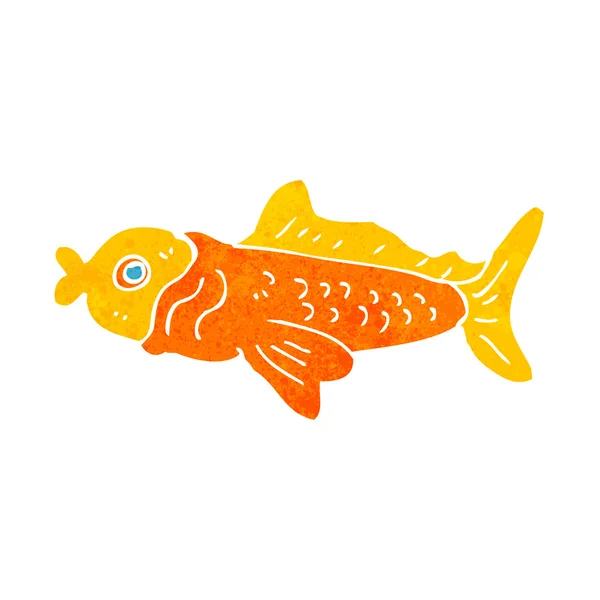 Cartoon funny fish — Stock Vector