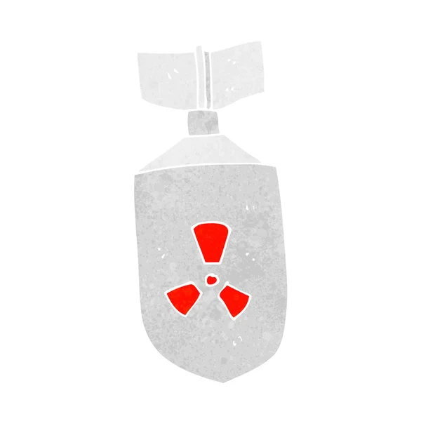 Karikatür nükleer bomba — Stok Vektör