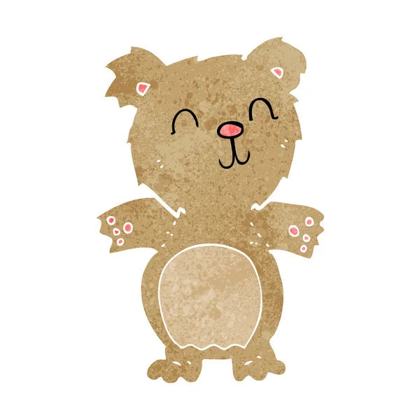 Cartoon schattig teddybeer — Stockvector