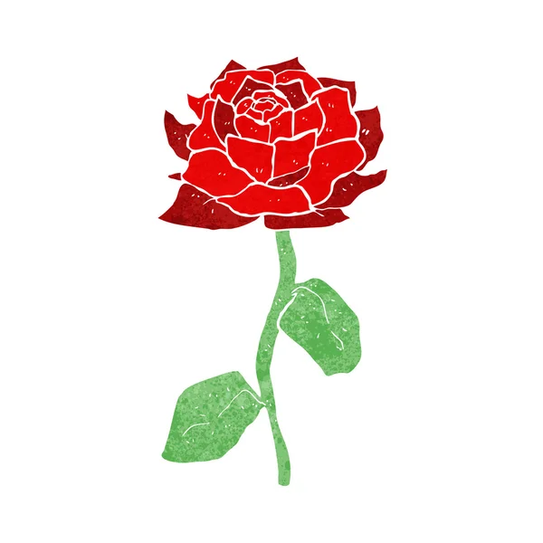 Rose cartoon — Stock Vector
