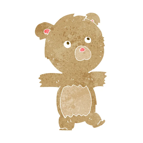 Cartoon schattig teddybeer — Stockvector
