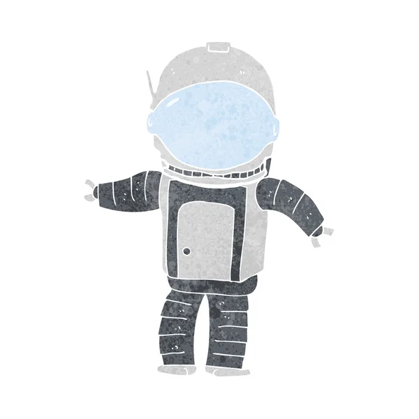 Karikatür astronot — Stok Vektör