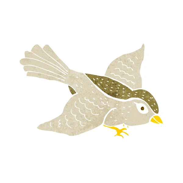 Мультфильм летающая птица — стоковый вектор
