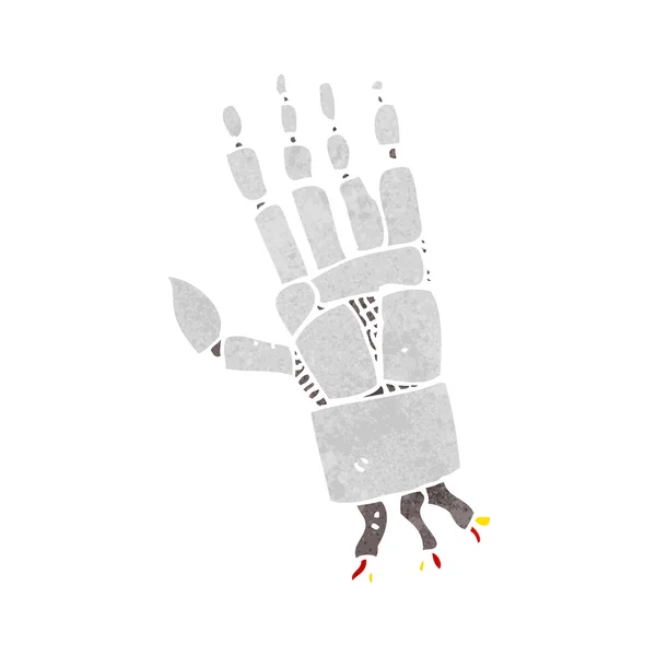 Cartoon robot hand — Stock vektor