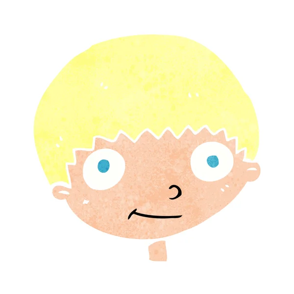 漫画幸せな少年 — ストックベクタ