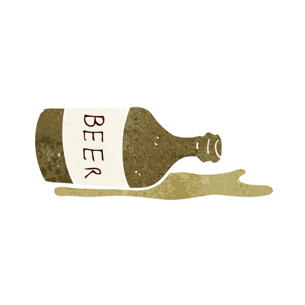 Cartoon gemorste bier — Stockvector