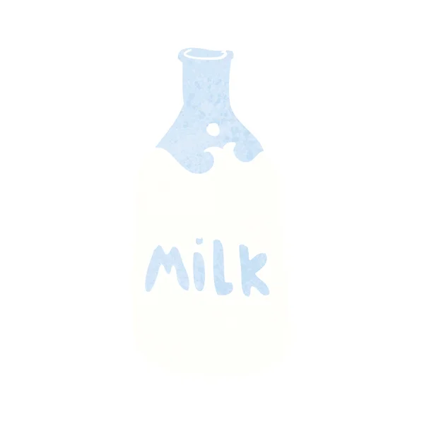 Cartoon bottle of milk — Stock Vector