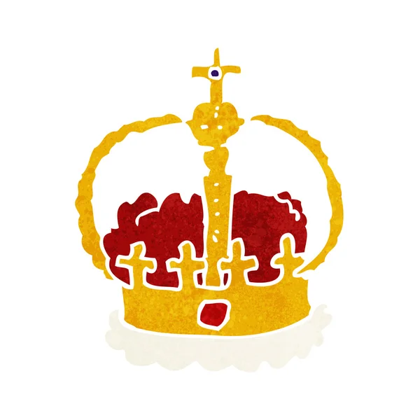 Cartoon crown — Stock Vector