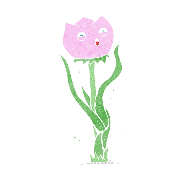 Flor de dibujos animados — Vector de stock