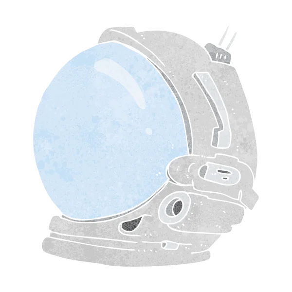 Casque astronaute dessin animé — Image vectorielle