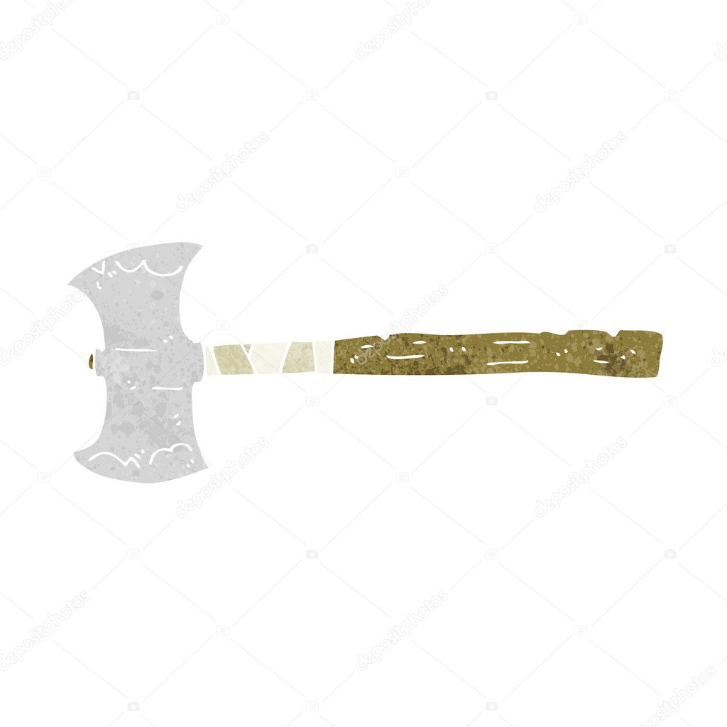 Cartoon Double Sided Axe Vector Image By C Lineartestpilot Vector Stock Cartoon Double Sided Axe Vector Image By C Lineartestpilot Vector Stock