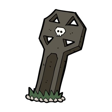 Çizgi Film ürkütücü mezar