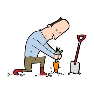 karikatür bahçıvan