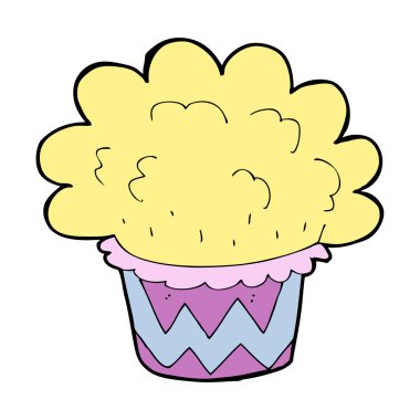 karikatür cupcake