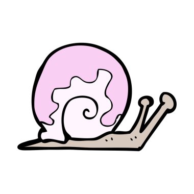 karikatür salyangoz