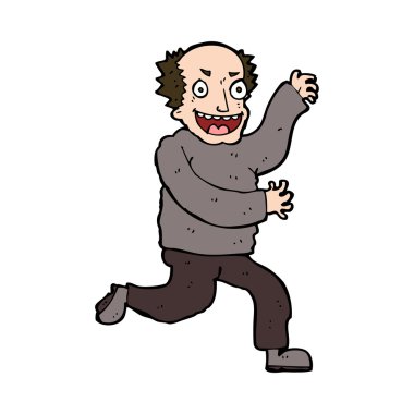 Çizgi film kötü yaşlı adam