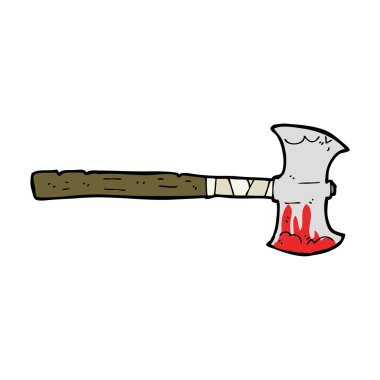 çizgi film çift taraflı balta