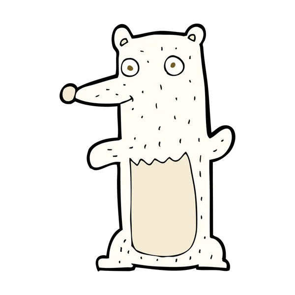 Dibujos animados oso polar — Archivo Imágenes Vectoriales
