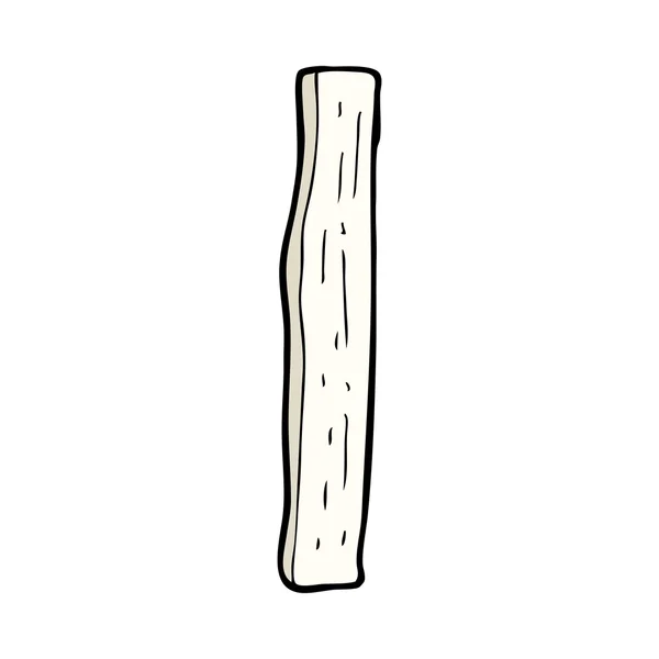 Cartoon-Holzpfahl — Stockvektor
